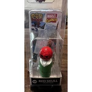 RARE Marvel Comics Red Skull Wooden Pin Mate Figure 44 Retro Pinmate NEW NIB